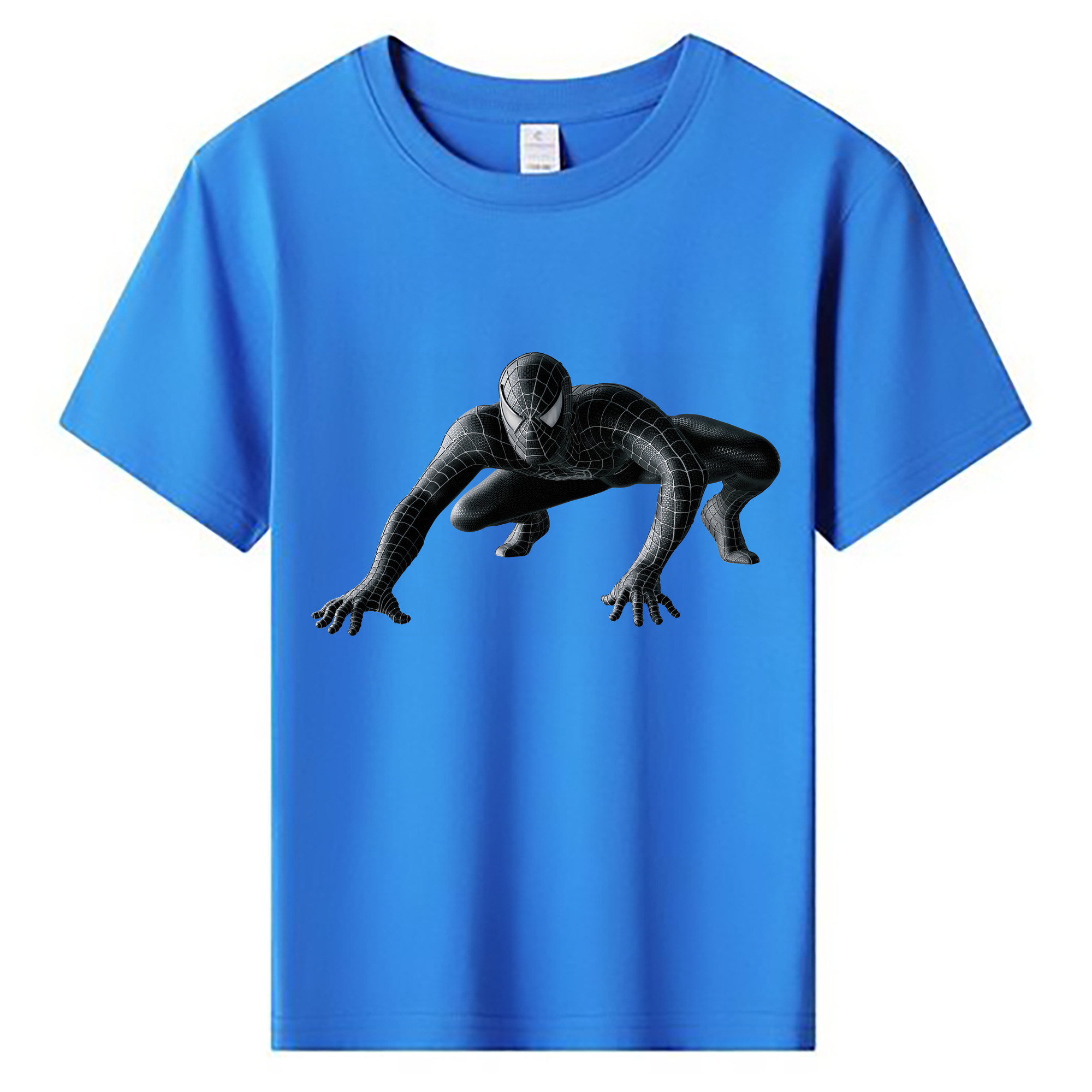 （画像用） Spider Man スパイダーマン 綿100％キッズTシャツ（フロントプリント）